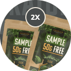 100g in Free samples with each order