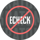 ECheck Option Disabled